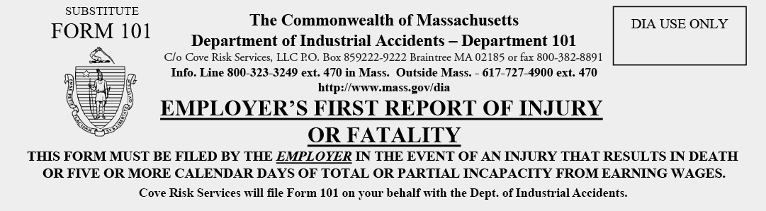Form 101 Header